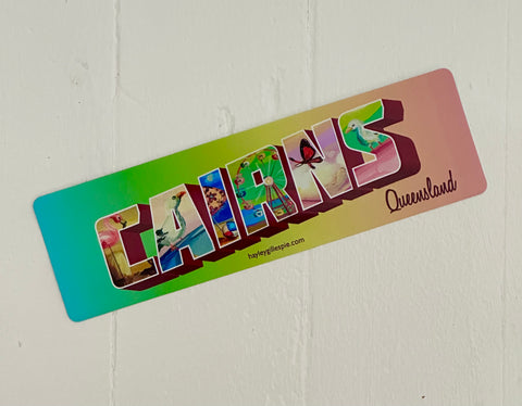 Rainbow Cairns bumper sticker