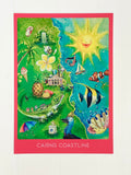 Cairns coastline poster